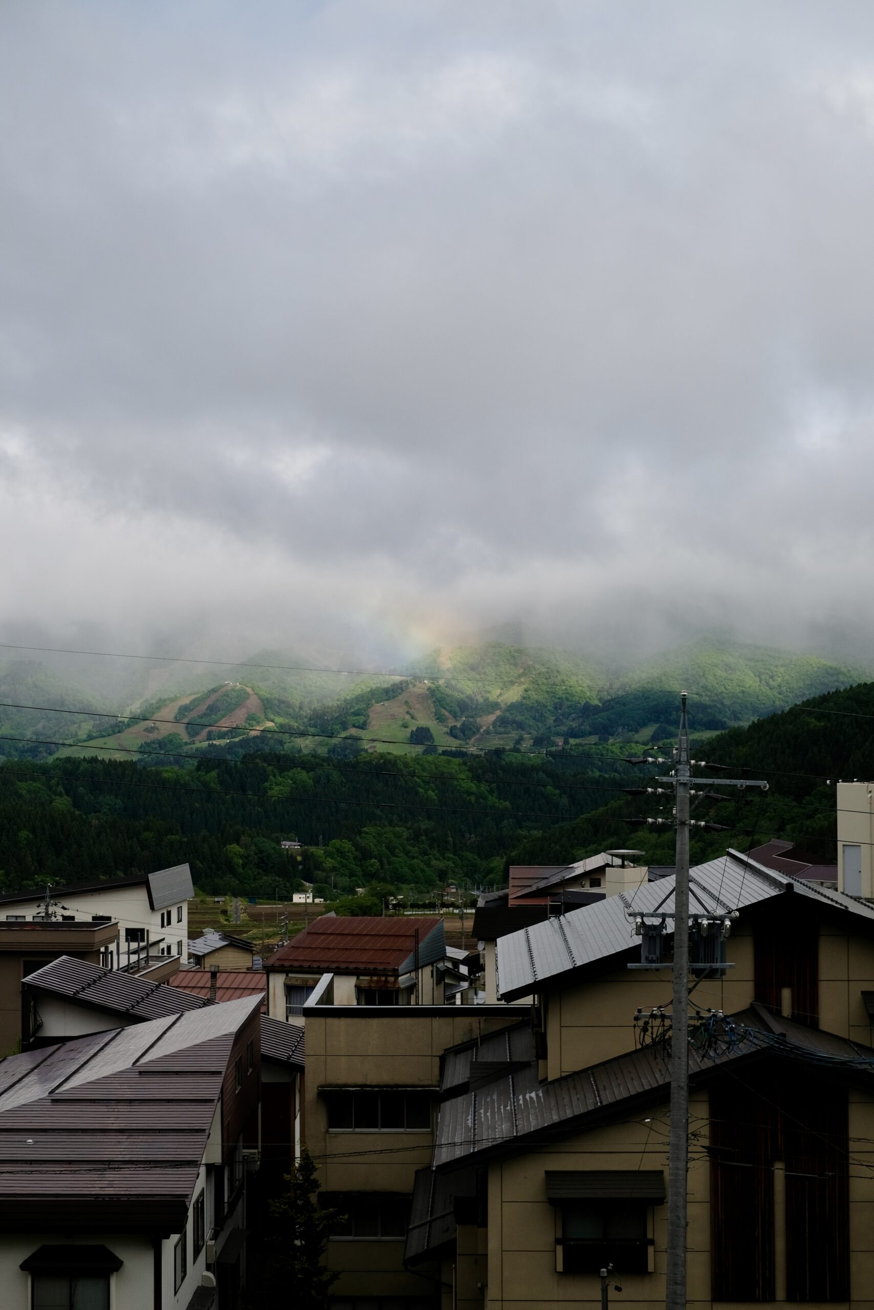 The view from Villa Nozawa in Nozawa Onsen