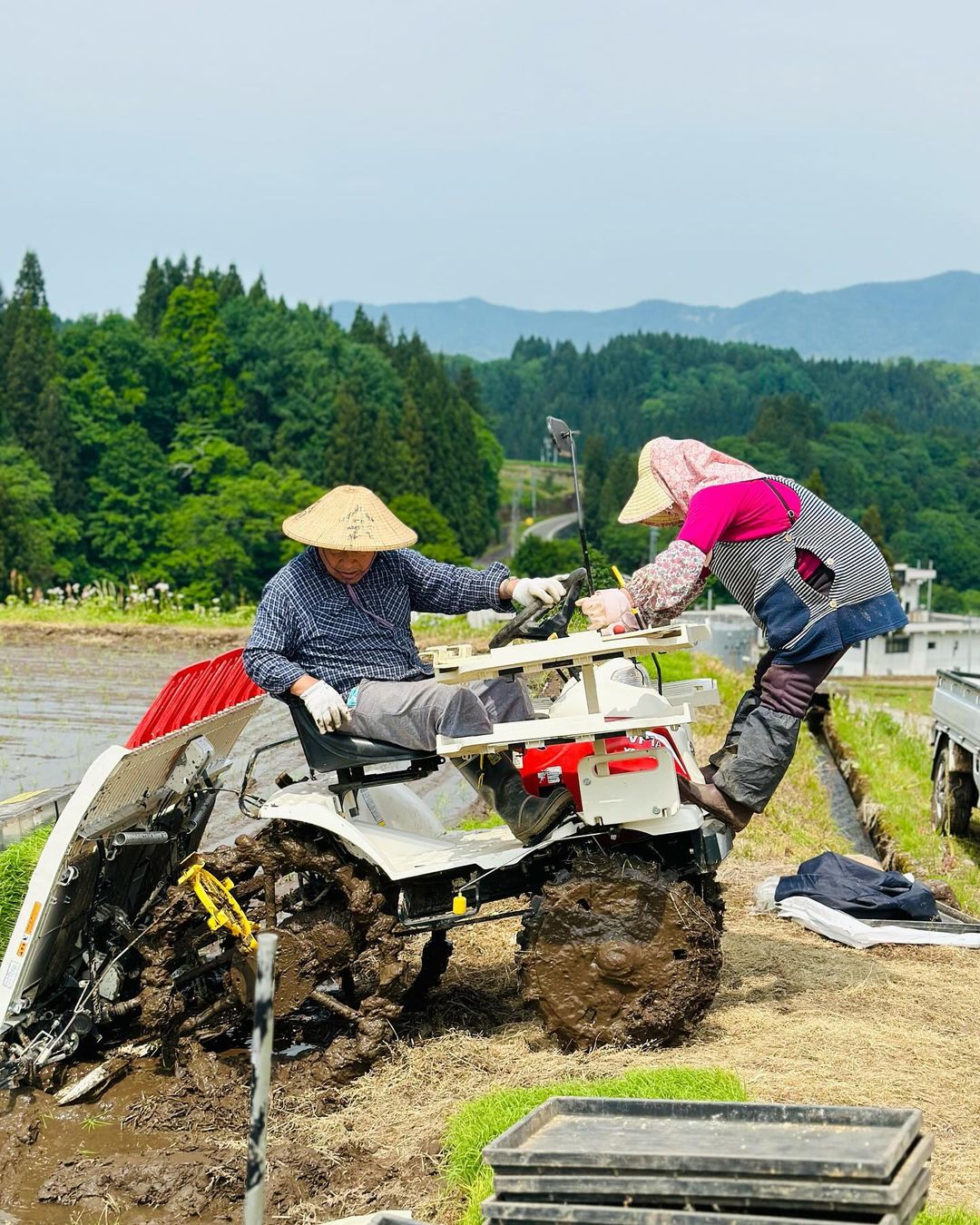 Nozawa Onsen's farming starts again after the wintery time 