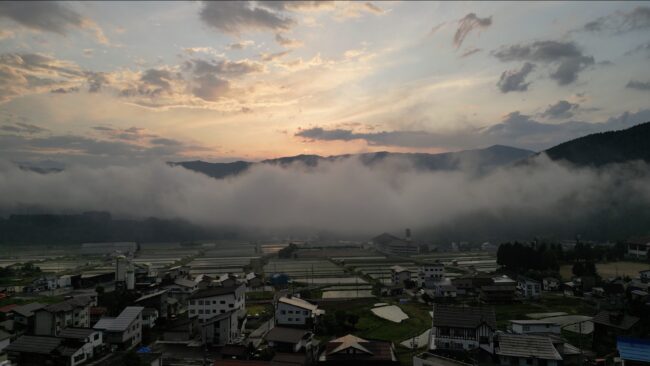 Clouds are forming over Nozawa with rains expected in the second half of June