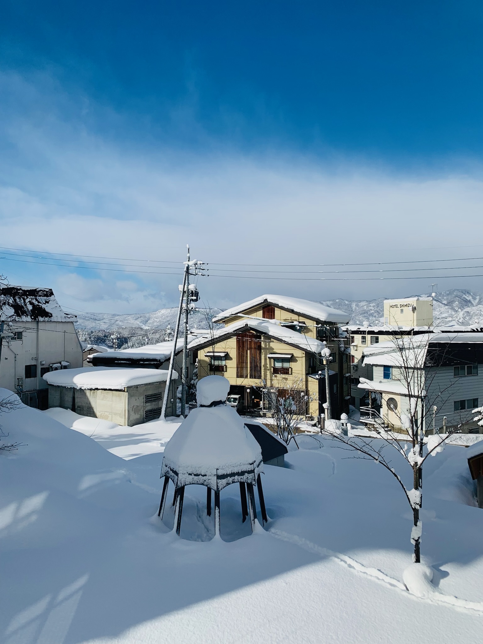 Winter time at Nakao Park under the snow 