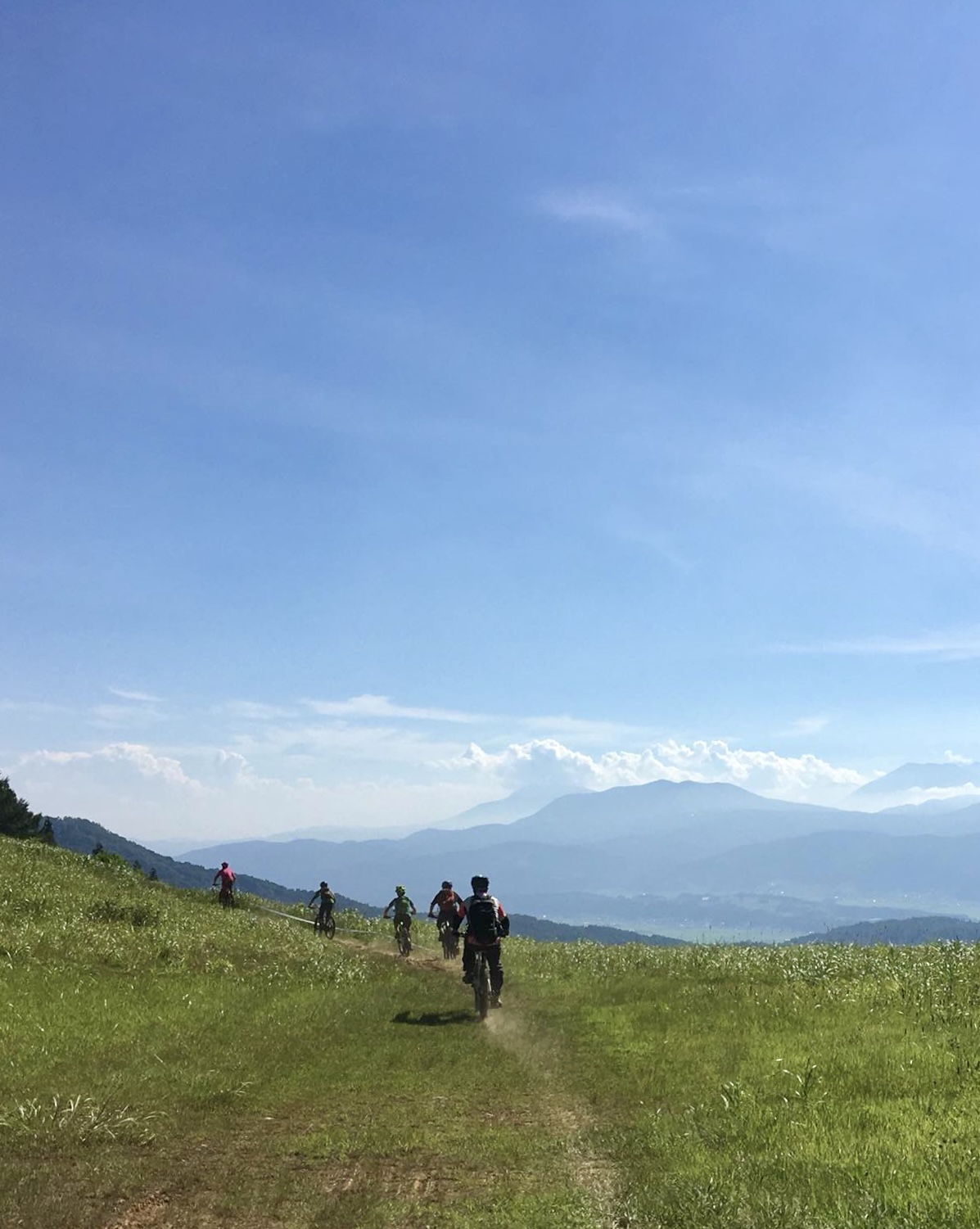 Stunning views from the top of Mt. Kenashi in the summer