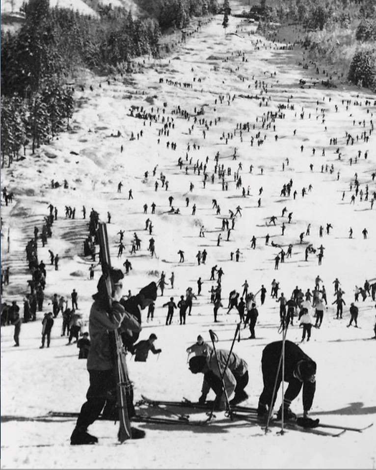 Skiing booming after the establishment of Nozawaonsen Ski Club 