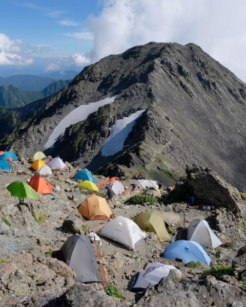 Busy beginning of August at Yarigatake