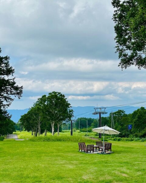 Picnic at Nagasaka? Take a gondola up to the top of Mt. Kenashi and enjoy the best picnic views in Nozawa!