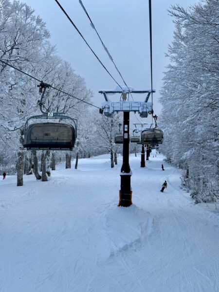 Uenotaira slope finally open for the season with more terrain opening soon