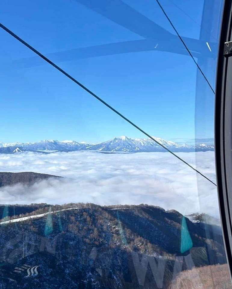 Not a better day like this to enjoy the panoramic view of Nagano mountains