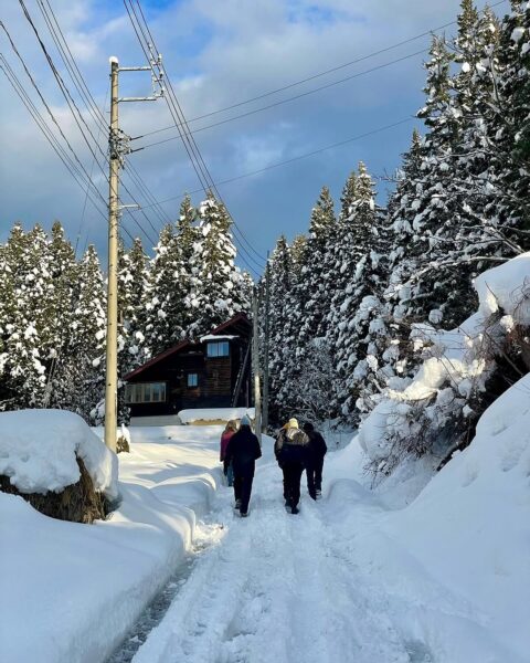 Great views on the way up to Nozawa House