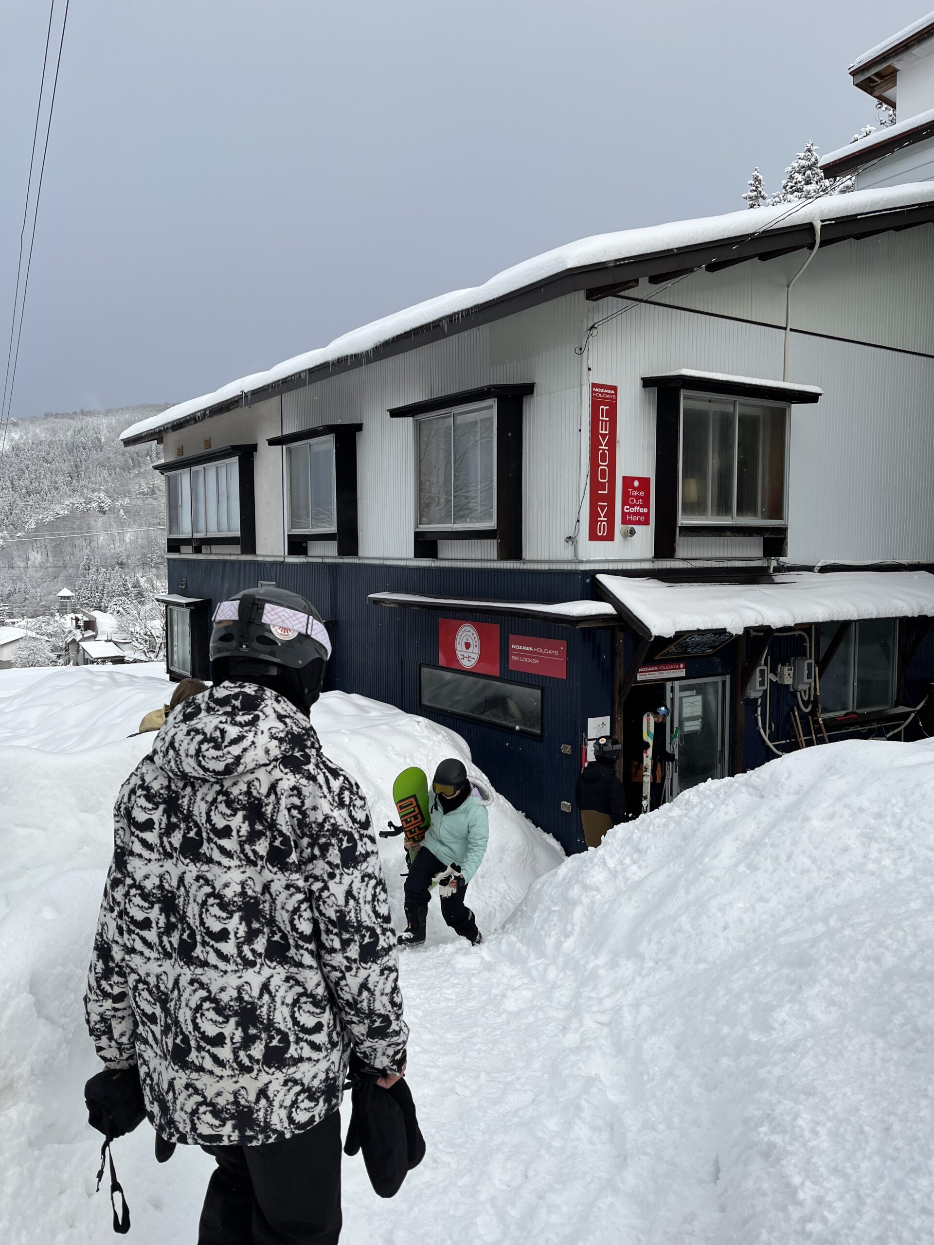 Ski Locker looking busy this morning!