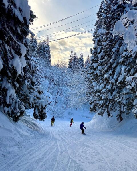 Evening vibes on the slopes