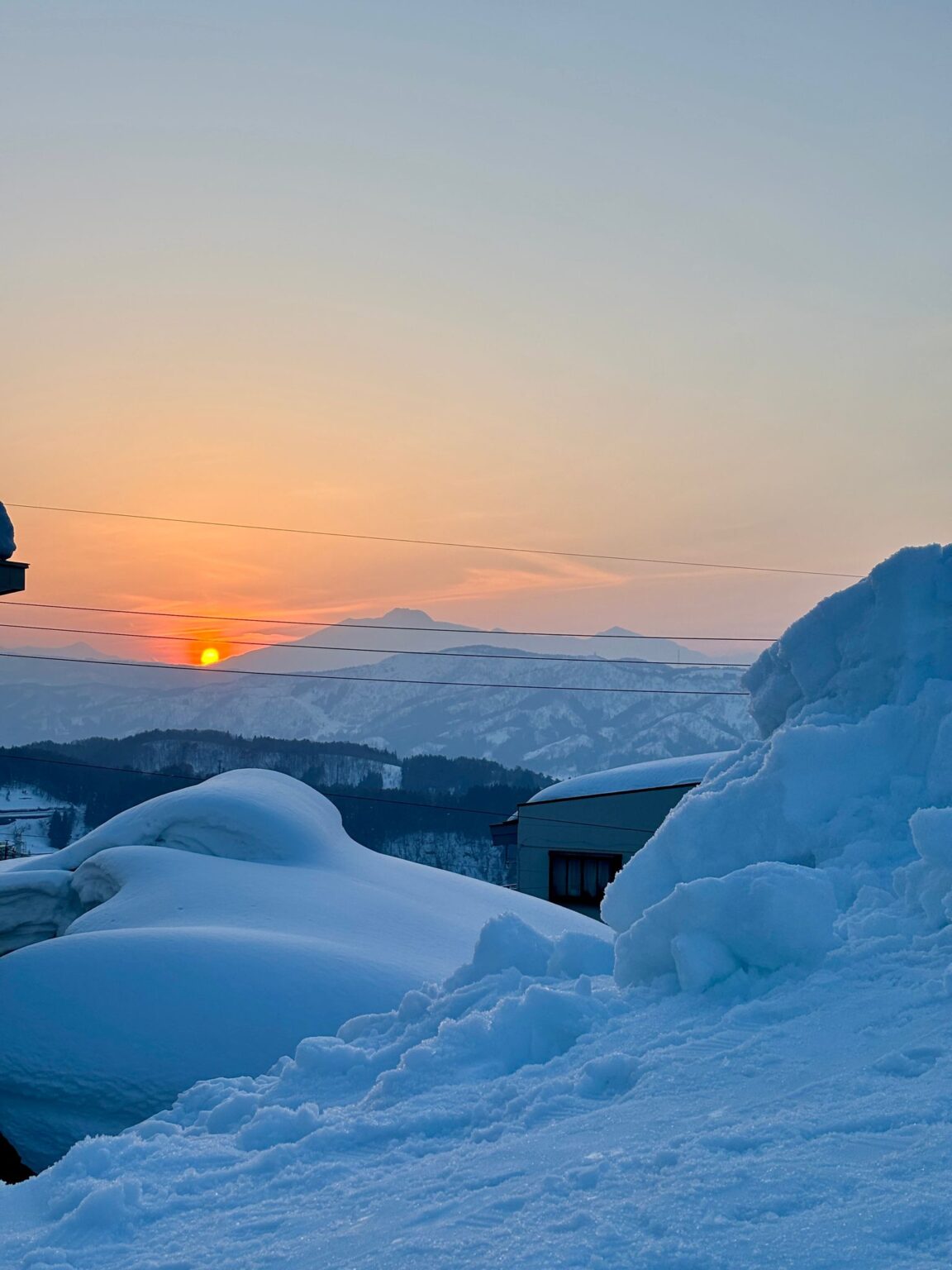 Frosty Sunsets - Nozawa Holidays